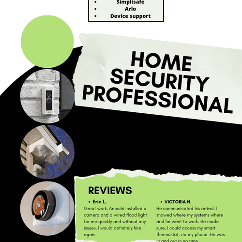 Home Security and Alarms Install