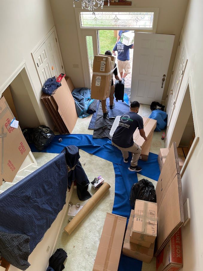 Moving job in progress