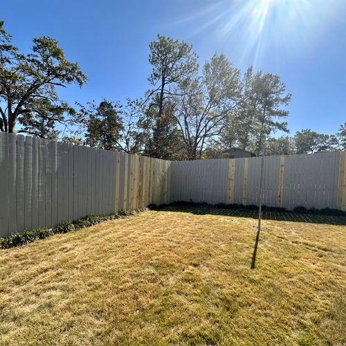 Fence repairs 