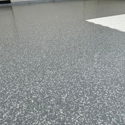 An epoxy garage floor is a durable and highly resi