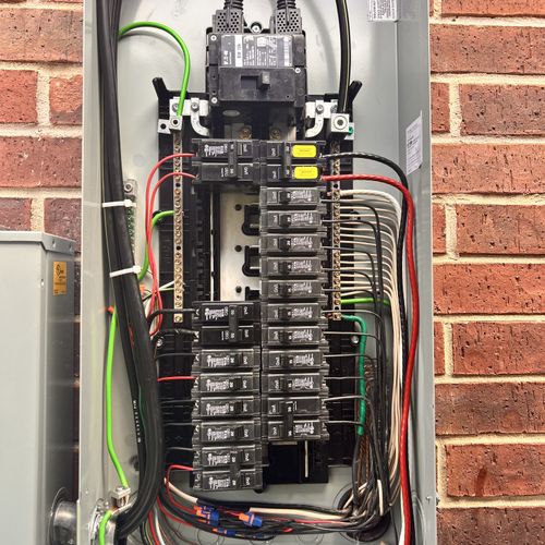 Circuit Breaker Panel or Fuse Box Installation