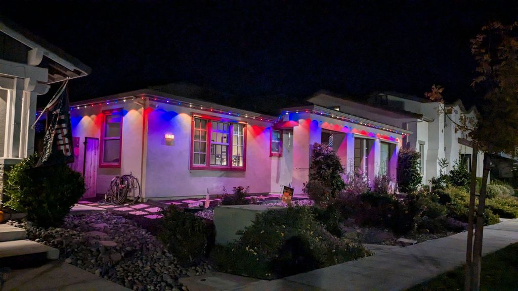 after Govee permanent outdoor lights install (100f
