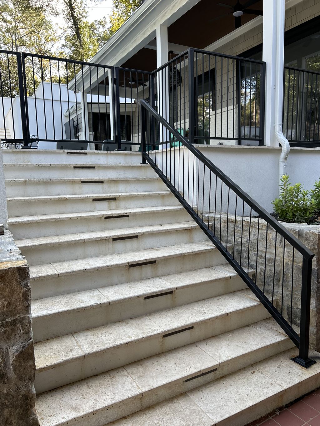 Pool side Handrail.