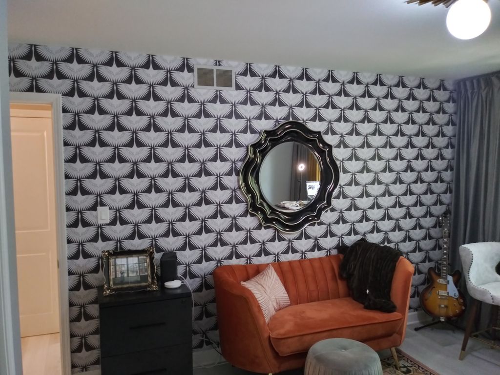 Accent wall install