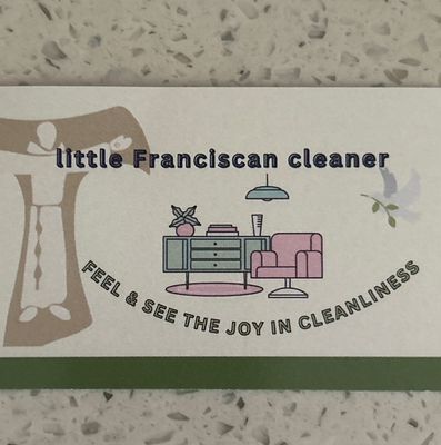 Avatar for little Franciscan cleaner