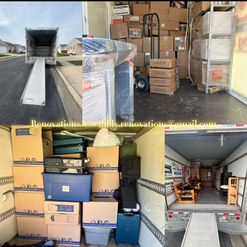 MOVING, TRUCK PACKING/UNPACKING ✅
