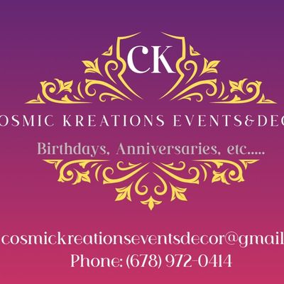 Avatar for Comic Kreations Events & Decor LLC