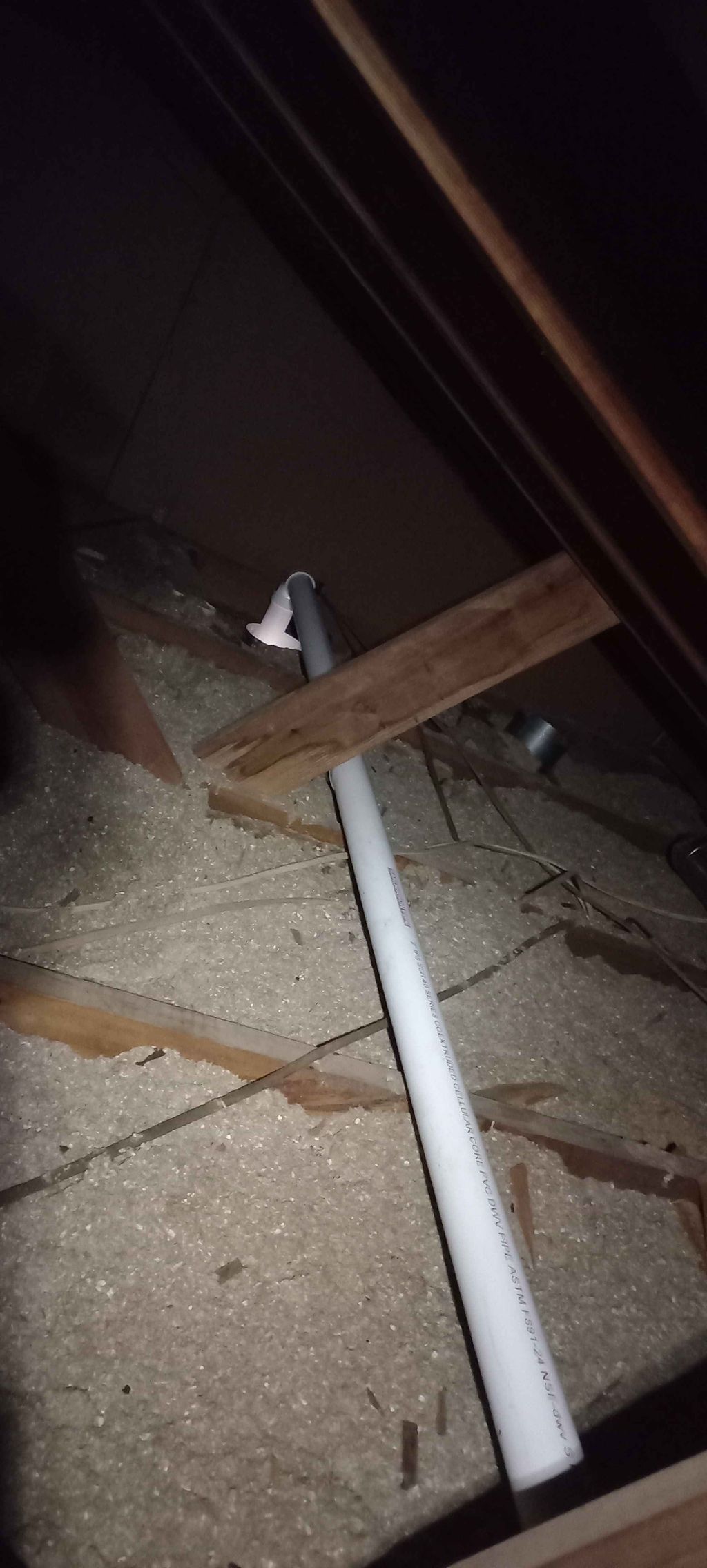 vent out side of house from new tankless install