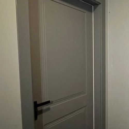 I recently had to do a change of my door and build