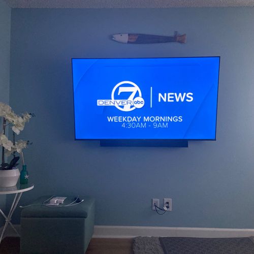 Domanic installed two TV wall mounts and a sound b