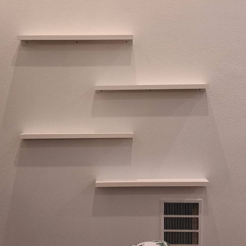 floating shelves