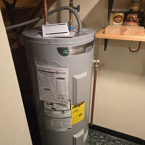 Water Heater Installation or Replacement