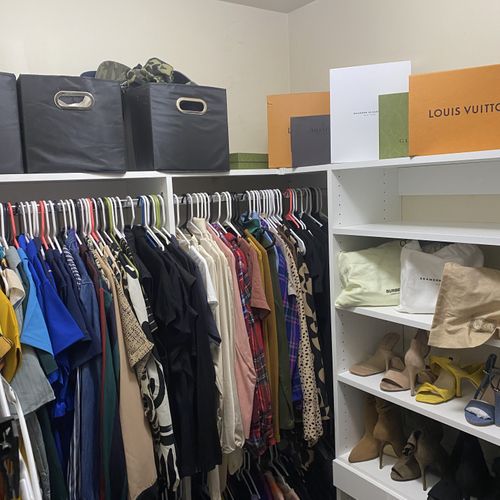 Closet and Shelving System Installation