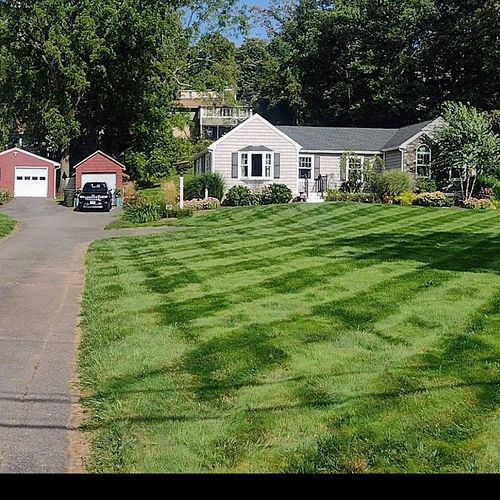 landscaping and mowing