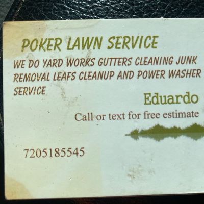 Avatar for Poker lawn service