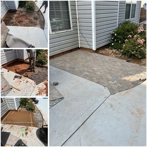 Paver Installation process