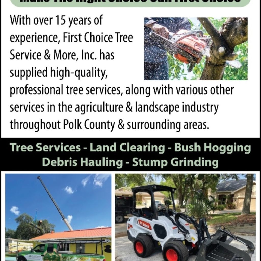 First Choice Tree Service & More Inc.