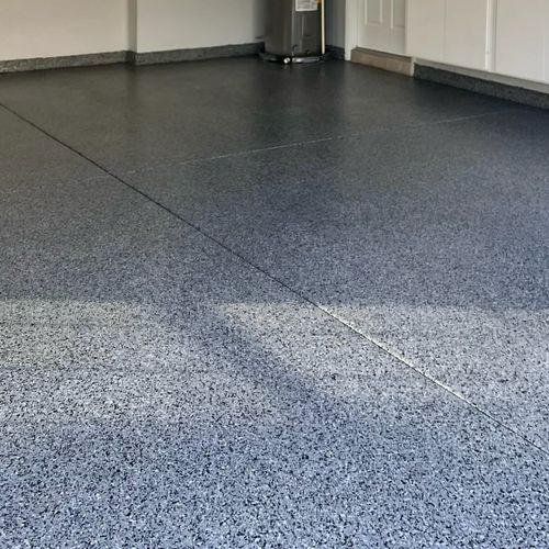 We recently had Level Up Coatings do our garage fl