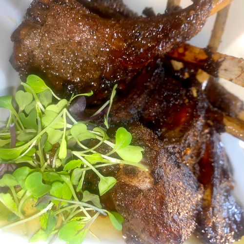 Glazed Lamb chops