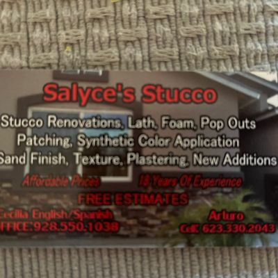 Avatar for Salyce's Stucco Services