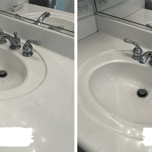 Transform your sink! Stunning before & after sink 