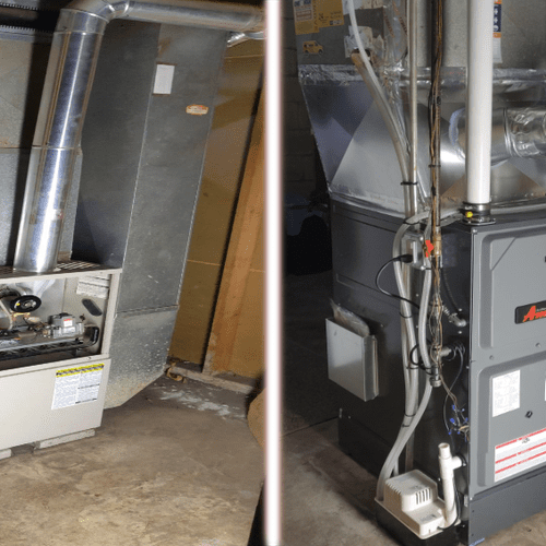 Before vs After New Furnace