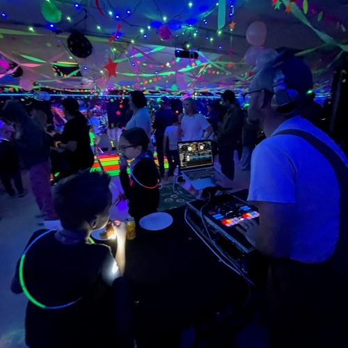 Emementry school glow party