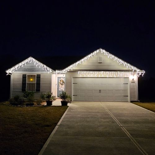 I hired Rob to install lights on the front edge of