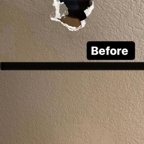 repairing holes in drywall 