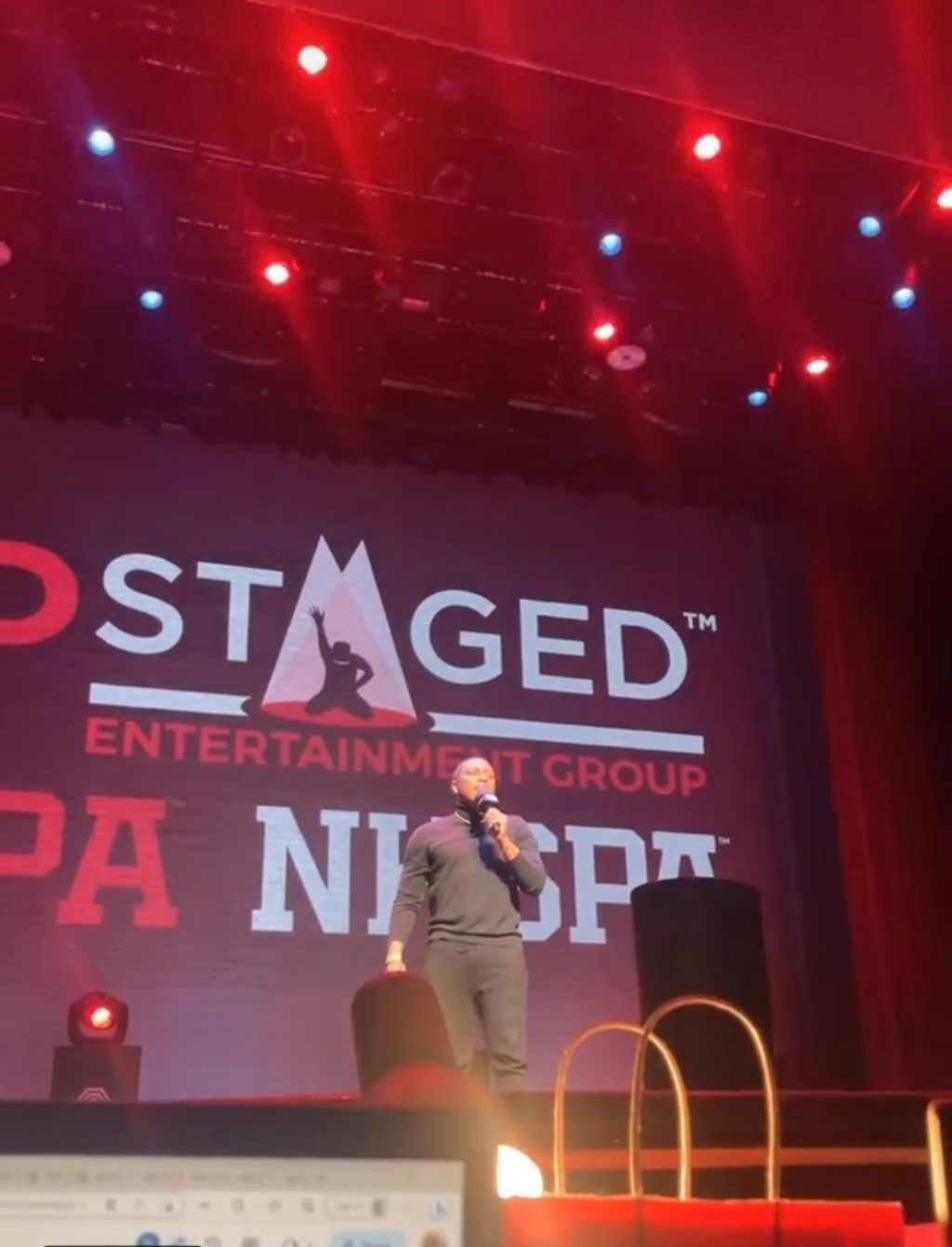 Singing and Speaking Event at Apollo Theater. 