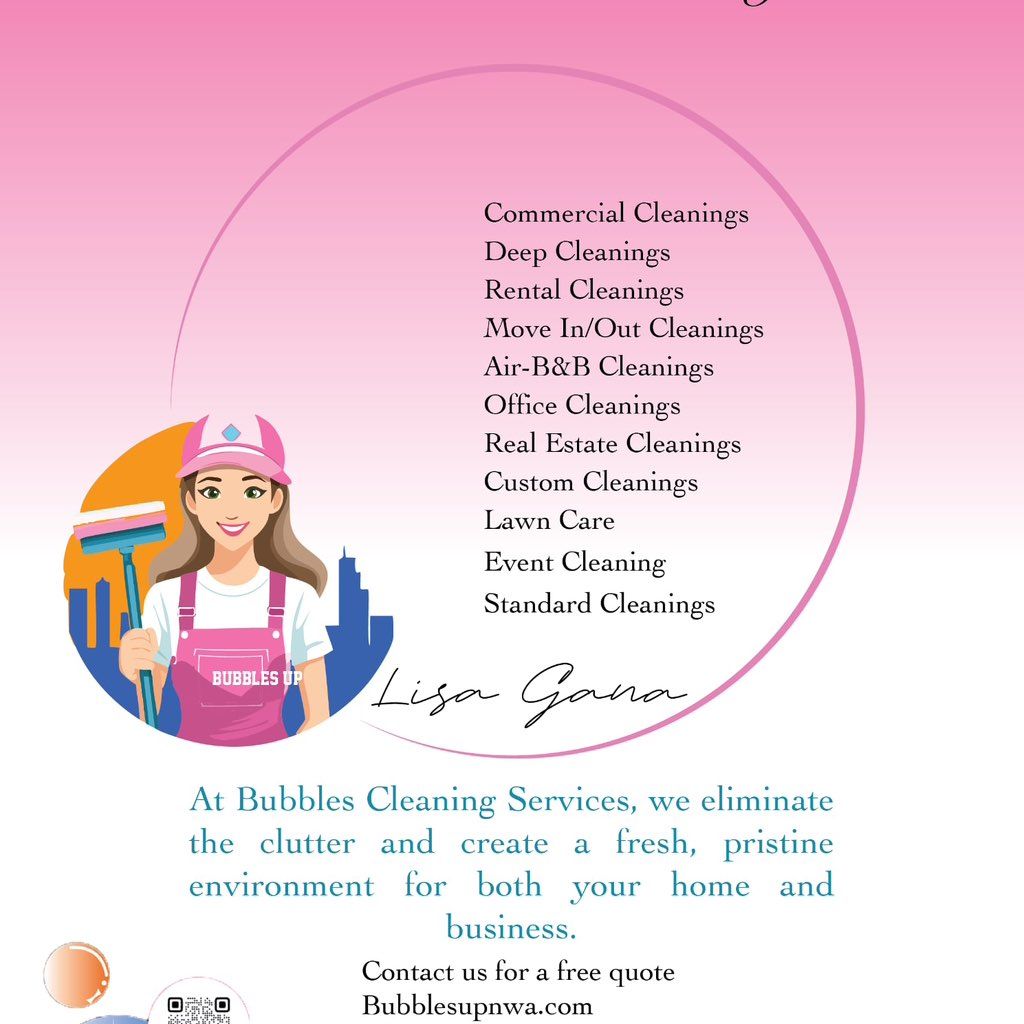 Bubblesup cleaning service LLC