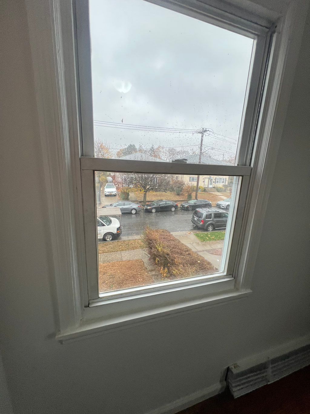 Window glass replacement for double hung window