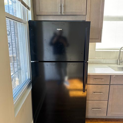 Refrigerator installed by me 