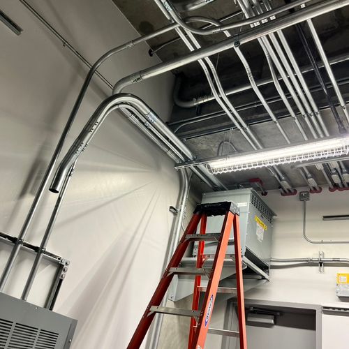 2in & 1 EMT conduit 250ft run for added panel