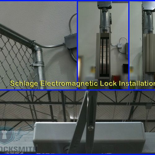 Schlage Electromagnetic Lock Installation @ Costco