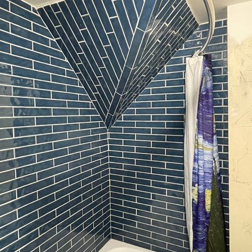 Bathtub tile work