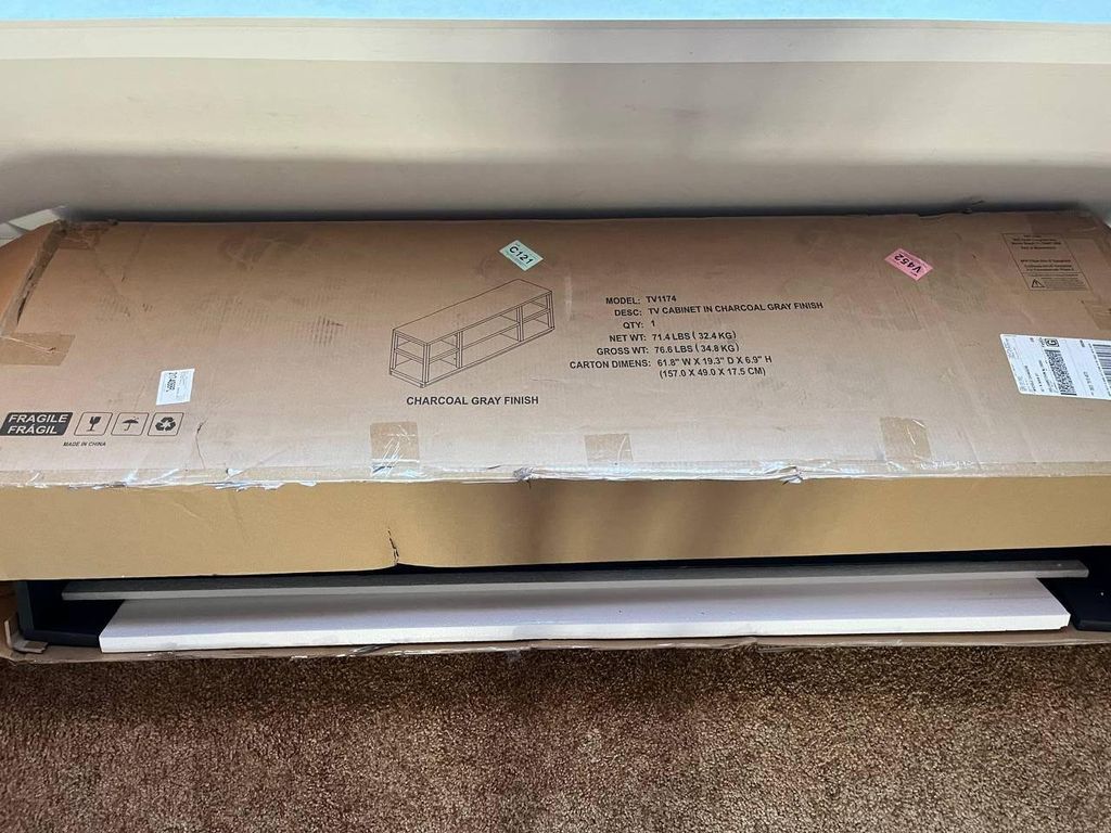 TV cabinet assembly