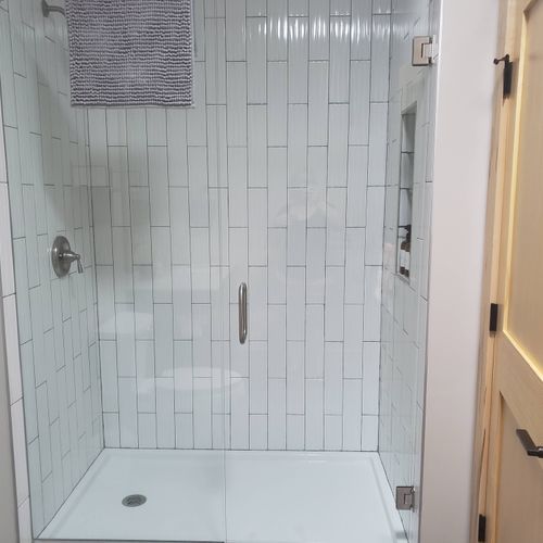 Your clean fresh shower awaits you! 