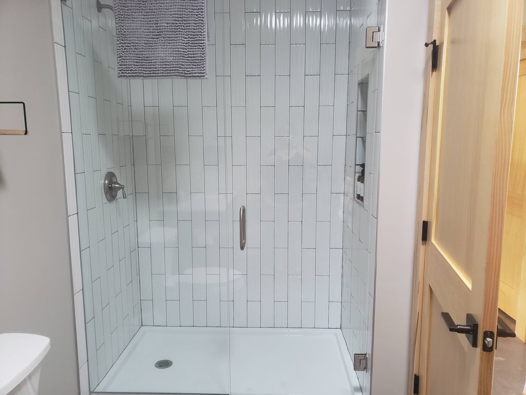 Your clean fresh shower awaits you! 