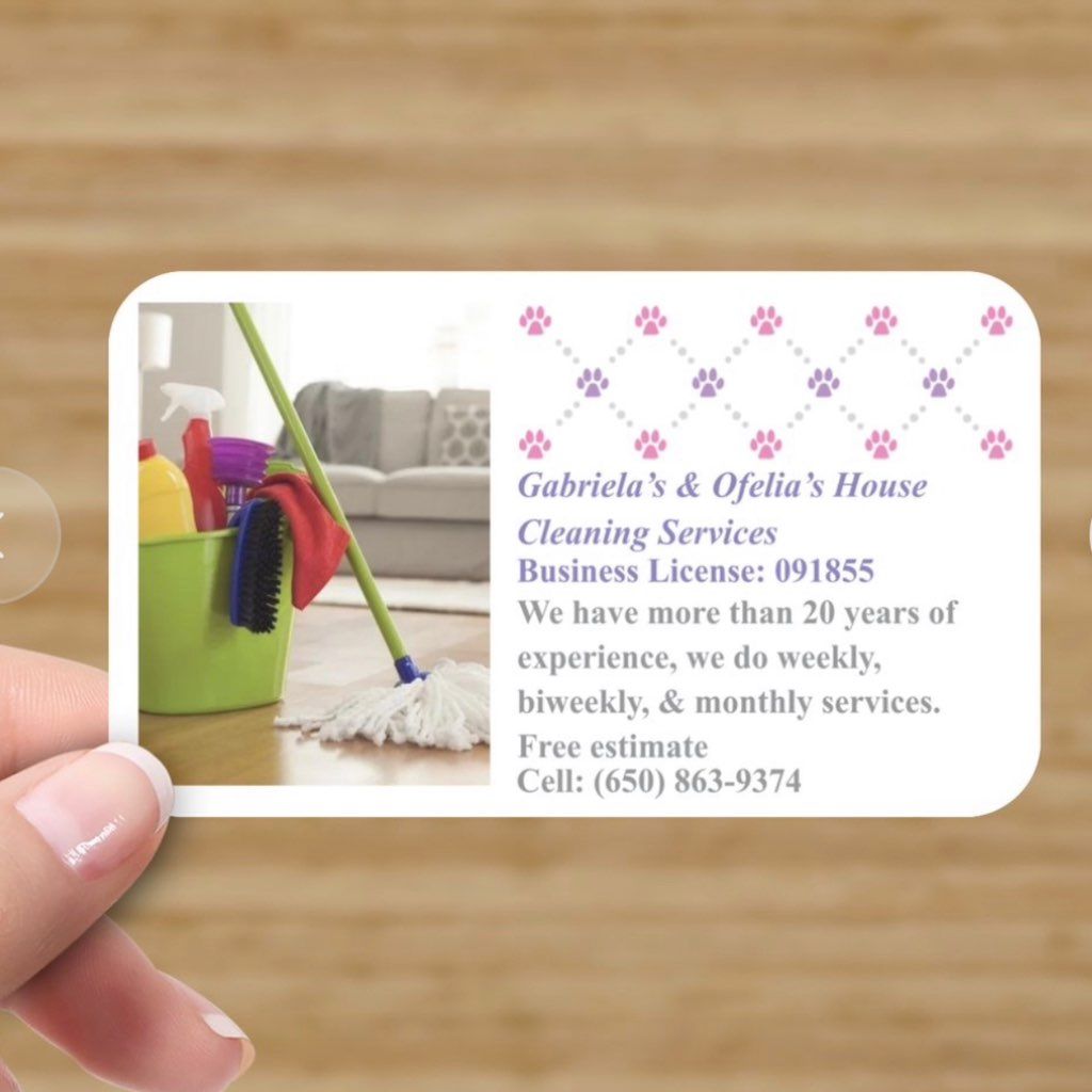 Gabriela’s house cleaning services