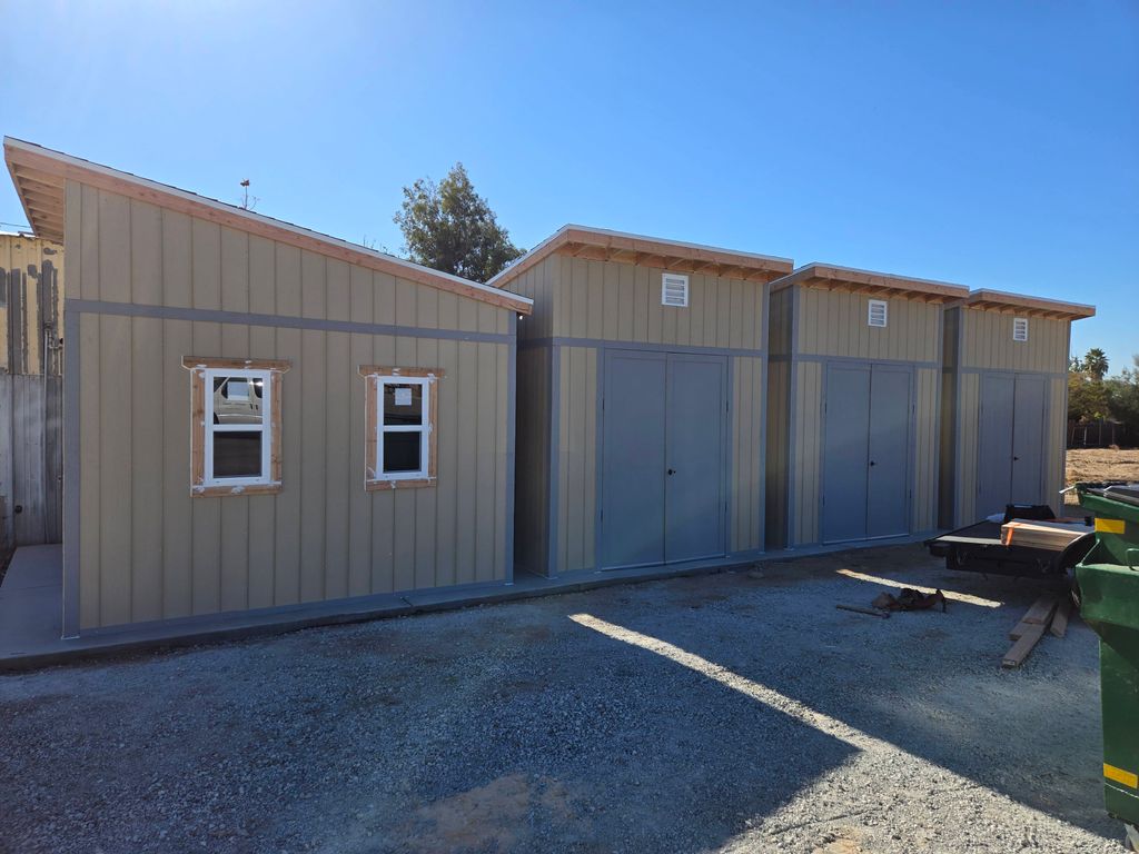 completion of storage shed built photo 4of4