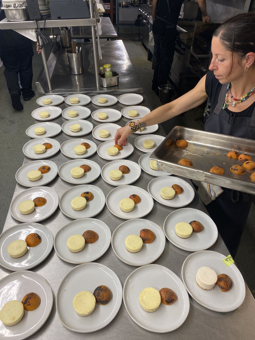 Plating dessert