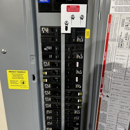 Circuit Breaker Panel or Fuse Box Installation