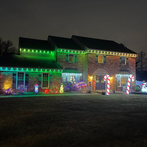 Holiday Lighting Installation and Removal