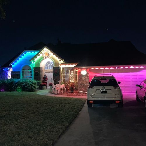 I hired Selvin to install my Christmas lights and 