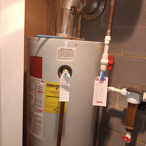 Water heater install