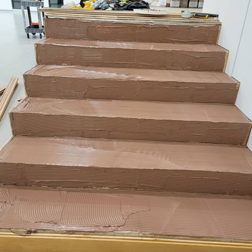 stairs treads (glue)