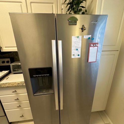 Today Express appliance repair did my refrigerator