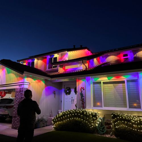 Holiday Lighting Installation and Removal