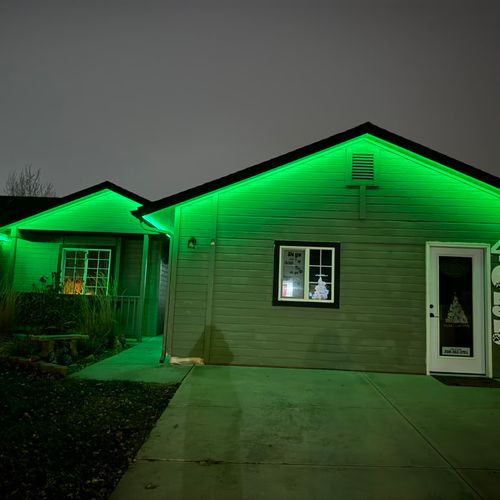 I started an outside light project around my entir